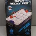 EastPoint Tabletop Air Hockey Table Pro - Black & White - LED Scoreboard for Hockey Game - Includes Pucks & Pushers for Table Games for Kids - Compact Durable Design for Tabletop Play
