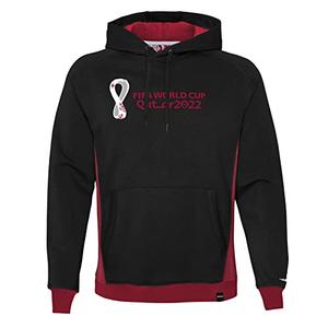 Outerstuff Mens FIFA World Cup Premium Fleece Hood, Black, Pack Of 16, Size M