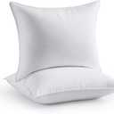 Seward Park Bed Pillow Standard Size Set of 2, Shams Insert 20 x 26 inch, Down Alternative Cooling Pillows for Stomach, Side or Back Sleeper