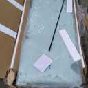 Double Sliding Frameless Shower Door, 56-60 in. W x 76 in. H, Door, 5/16" (8mm) Tempered Glass, Nano Coated for Easy Cleaning, Dual Handles, 304 Stainless Steel Hardware  JVR-A04 Matte Black