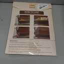  Leather Repair Patch 2-Piece 8X11 In Self Adhesive Leather Coffee
