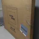 24x36 Poster Frame Set of 2, Rustic Brown Wood Style - Display 20x30 Picture with Mat or 24 x 36 Poster without Mat, Wall Mounting Horizontal and Vertical