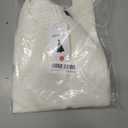 ZESICA Women's Casual Long Sleeve Crew Neck High Waist Smocked Flowy Tiered Midi Dress (White, M)