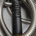 Stainless Steel Garden Hose 25FT, Stainless Steel Heavy Duty Water Hose With 10 Function Nozzle, No-Kink, Tough & Flexible, Sturdy and Lightweight, Rust Proof for Yard, Outdoor