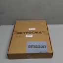 seyfocnia Men's Business Travel Briefcase Leather Handmade Messenger Bags Laptop Bag (17.3inch, Black)