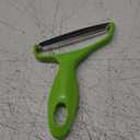 Vegetable Peeler Cabbage Cutting Machine MOANLMY shredded kitchen stainless steel peeling knife gadget shredded cabbage Coleslaw, a must-have tool for western restaurants (Green)