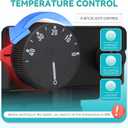 Mxmoonant Hot Tub Thermostat, 2KW 110V Spa Bathtub Heater Thermostat with Temperature Control for 400 Gals Hot Tub, Whirlpool Bathtub, Spa, Small Pool (No Plug)