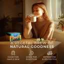 Gya Tea Co Moringa Leaves Herbal Tea Bags (100 Bags) - Caffeine Free with a Tangy Flavor for All Day Comfort, Calming, Relaxing & Nourishing - Fruit & Herbal Blends (EXP 12/01/27)