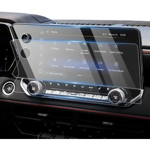 Karltys 2 Pack Screen Protector [No Glare & Fingerprint] for 2025 2024 2023 Chevy Colorado ZR2 Z71 /GMC Canyon AT4 /Denali /AT4X /Elevation, 11.3-Inch Touchscreen Tempered GlassScreen Cover Anti Glare Colorado Accessories