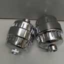 weAQUA Heavy Duty Shower Filter Family 2 PACK – 99% Removal for Hard Water, Chlorine, Fluoride, Heavy Metals, Micro-life, Organics and More (Chrome)