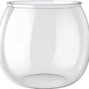 Pawfly Small Plastic Fish Bowl, Clear Round 3 Gallon Fish Tank for Little Fish, Unbreakable Small Fishbowl Desktop Aquarium, Shatterproof Betta Fish Tank Goldfish Bowl, Decorative Globe Vase