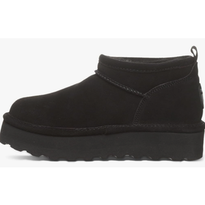 BEARPAW Women's Retro Super Shorty Boot | Women's Ankle Boot | Women's Slip On Boot | Comfortable Winter Boot, Black II 011 9