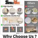 100 Pieces Peel and Stick Backsplash for Kitchen, 3" x 6" PVC Subway Tile Upgraded Grayish Beige with Gray Grout Backsplash Stick on Tile Elevate Kitchen, Bathroom, Fireplace,RV