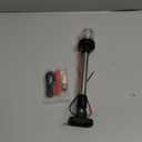 12 Inches Anchor Light Boat Stern Light Waterproof IP67, White Fold Down Marine Navigation Lights for Boats LED for Pontoon, Jon Boat and Bass Boats (12-24V)