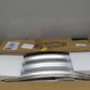 8x4x1ft(2 Pack) Galvanized Oval Raised Garden Bed,Outdoor Planter Box Metal Patio Kit Planting Bed for Vegetables Flowers Herb,Silver