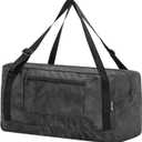 HOLYLUCK Foldable Travel Duffel Bag For Women & Men Luggage Great for Gym (midnight camo) (30L)