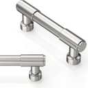 10 Pack Brushed Satin Nickel Cabinet Pulls 3 Inch(76mm) Kitchen Cabinet Handles Cabinet Hardware Drawer Pulls
