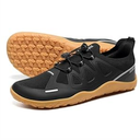 ZURIN Men's Barefoot Training Shoes-Wide Toe Box | Zero Drop Sole | Slip On | Gym Cross Trainers for Walking Weightlifting Workout Trail Running Hiking Black Gum