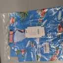 SSLR Big Girls Hawaiian Shirt Beach Tropical Summer Casual Short Sleeve Button Down Shirt, XL