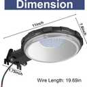 Karjoefar LED Barn Light, Dusk to Dawn Outdoor Lighting with 100W 10000LM 5000K Daylight, IP65 Waterproof Outdoor Security Flood Lights for Garage Yard Street Warehouse Use