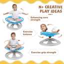 Zhenx Spinning Chair for Autistic Kids with Handles - Autism Sensory Toy, 22 inches x 19 inches x 10.8 inches