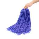 Passion Twist Crochet Hair 18inch 96 Stands Passion Twists Braiding Hair 6 Packs Synthetic Passion Twist Crochet Braids Hair Extensions (818# Violet hair, 18 Inch (Pack of 6)) (18 Inch ( Pack of 6 ), 818# Violet hair)