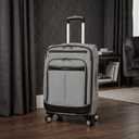 Perry Ellis Lexington II Lightweight Carry-on Spinner Luggage, Herringbone, One Size