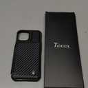 Vinich for iPhone 15 Wallet Case with Card Holder, RFID Blocking Credit Slots Kickstand Shockproof Phone Cover Fit for iPhone 15 6.1" Carbon Black