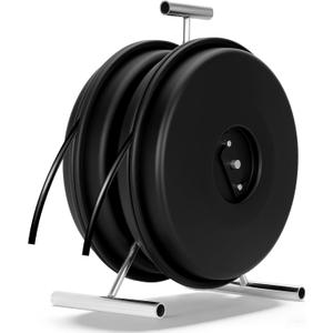 Stainless Steel 415D Wire Dispenser Wheel, 2 Reel Wire Dispenser Kit for 250 Foot Rolls of 14/2, 14/3, 14/4, 12/2, 12/3 and 10/2, Cable Dispenser Wheel with Dual-Capacity Design