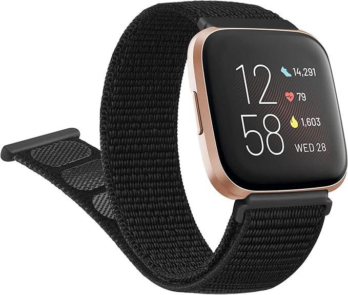 WITH it Stainless steel mesh band for use with FITBIT VERSA
