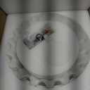 DHDSOUR 3-Light Gold Semi Flush Mount Ceiling Light with Milk Glass Shade
