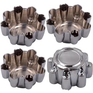 4pcs Wheel Hub Center Cap Super Duty Front Left Rear Right for Ford for Excursion 2000-2005 for F250 1999-2005 & SuperDuty 1999-2005 for F350 1999-2005 & SuperDuty 1999-2005