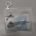 Magnetic Phone Grip Holder Compatible with MagSafe, Ultra Thin Silicone Finger Loop Ring Magnetic Grips for Back of Phone for iPhone Pro Max/Plus/16/15/14/13/12 Series, Baby Blue