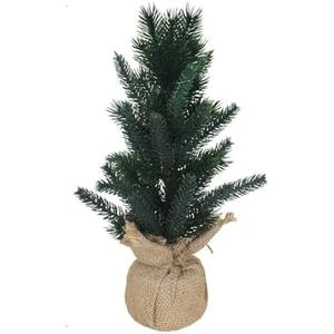 Islmlisa Mini Christmas Tree,12.6 Inch Tabletop Holiday Tree with PE Branches for Xmas Holiday Party Home Tabletop, Party Centerpiece Non-Lit 2pack