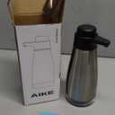AIKE 15fl.oz Stainless Steel Liquid Soap Dispenser for Dish and Hand Soap