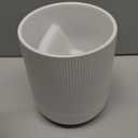 LE TAUCI Utensil Holder, 7.3"+5.4" Ceramic Kitchen Utensil Holder for Countertop, Large Cooking Utensil Crocks for Kitchen Counter Decor, Morden Utensil Organizer for Spatula, 1Pc, White