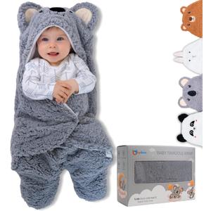 Baby Swaddle Blanket Koala 0-6 Months Cute Organic Ultra Soft Plush Stuff Must Have Infants Girls Boys Clothes Gender Neutral Essentials, Registry Gift Swaddling Wrap Shower