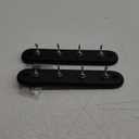 Spectrum Diversified 53204 Four Hook Key Rack, Black/Chrome, 2 PCS