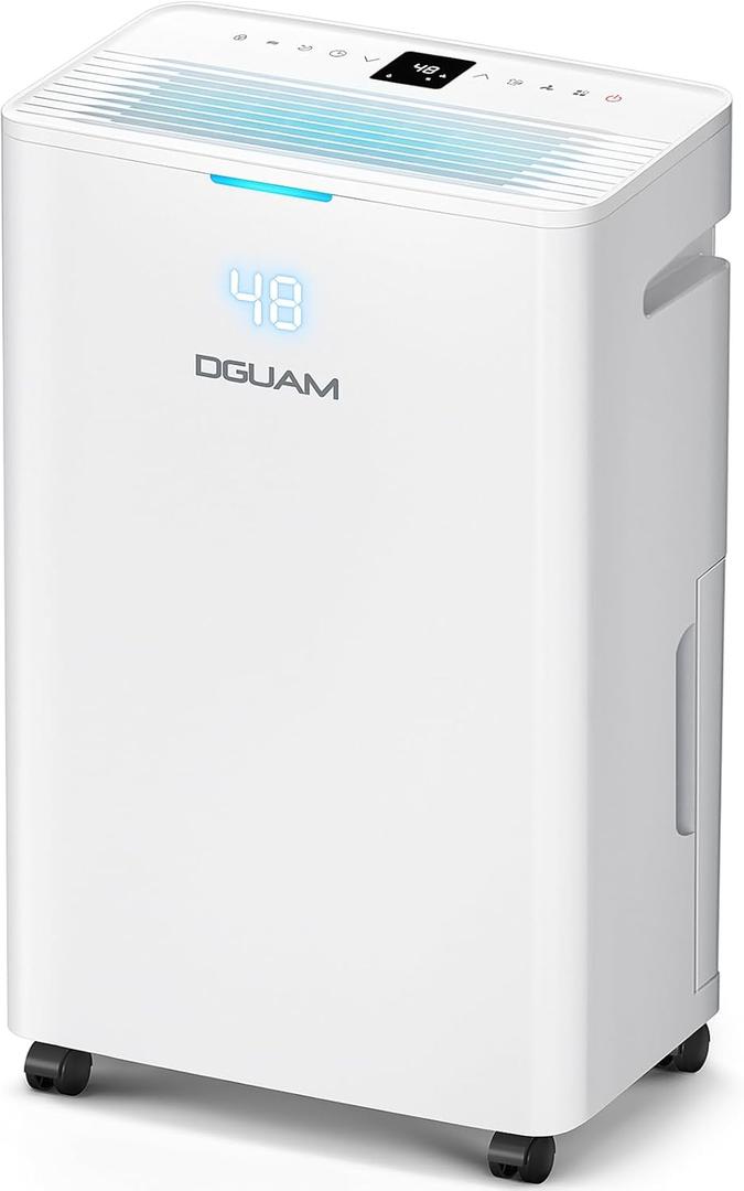 4500 Sq. Ft Dehumidifier, Max 80 Pint Dehumidifier for Basement, Compressor Dehumidifiers for Home with Drain Hose, Smart Humidity Control, Energy Efficient, Quiet for Bedroom, Large Rooms