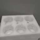 12 Pack Glass Coffee Mugs with Handles, 12 Ounces Glass Breakfast Mugs Bulk, Clear Tea Cups for Hot/cold Drinks, Glassware Set for Americano, Latte, Cappuccino (Ribbed)