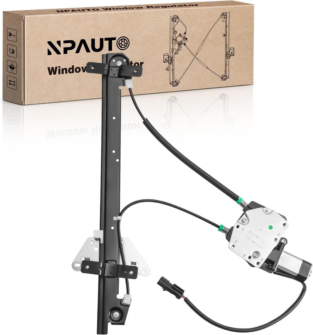 Front Driver Side Power Window Regulator with Motor Assembly Replacement for 2000 2001 2002 2003 2004 Dodge Dakota Crew Cab, 1998-03 Dodge Durango, 741-649, Left