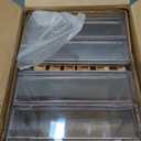 STORi Chloe Space-Saving Clear Drawer Organizer (4 Wide Drawers) Sort Office, Kitchen, Beauty Supplies, Makeup, Pens, Jewelry, Stationary, Made in USA