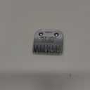 Detachable Pet Dog Clipper Blades, Compatible with Size-5FC(6.3mm), Most Oster A5, KM Series Clippers,Made of Ceramic Blade & Stainless Steel Blade 2Pack