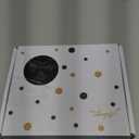 AISBUGUR Jewelry Dish Set of 2, Large Jewelry Tray for More Jewelry Ring Dish Jewelry Bowl with Beautiful Package and Greeting Card Perfect for Birthday Gifts for Women