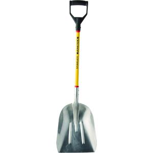 Stanley Garden BDS7231 FATMAX Fiberglass D-Handle Grain Shovel, Yellow/Black