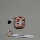 Inesore for AirPods Pro 3 Case 2025 with Lock, for Women Girly Floral Cute Case Compatible with Apple Airpods Pro 3rd Generation Cover, with Phone Stand,Keychain & Cleaner Kit -White Peony