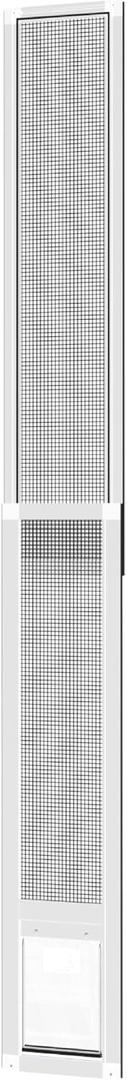 Hakuna Pets Dog & Cat Door for Sliding Glass Door - Mesh Screen Insert, Small