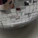 Alytimes Mirror Disco Ball - 8-Inch Cool and Fun Silver Hanging Party Disco Ball Big Party Decorations, Party Design