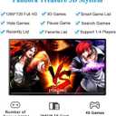 GWALSNTH 50500 in 1 Pandora Box Ultra Arcade Games Console, Plug and Play Video Games,1280X720 HD Display,49 Games Emulators,256GB TF Card,Up to 4 Players,Splited Type