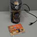 Tastyle Single Serve One Cup Coffee Maker, for K Cups and Grounds, Mini Coffee Maker with Portable Handle, 6 to 12 Oz Brew Size, for Travel, Camping, Office, RV and Dorm, 120V, Black and Gold